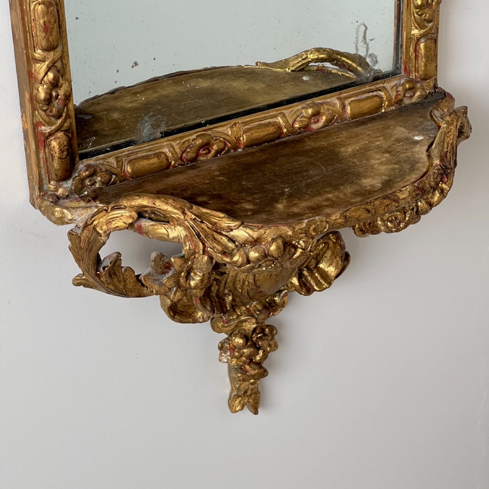 A Pair Of  C19th Gilt Framed Bracket Mirrors View IV