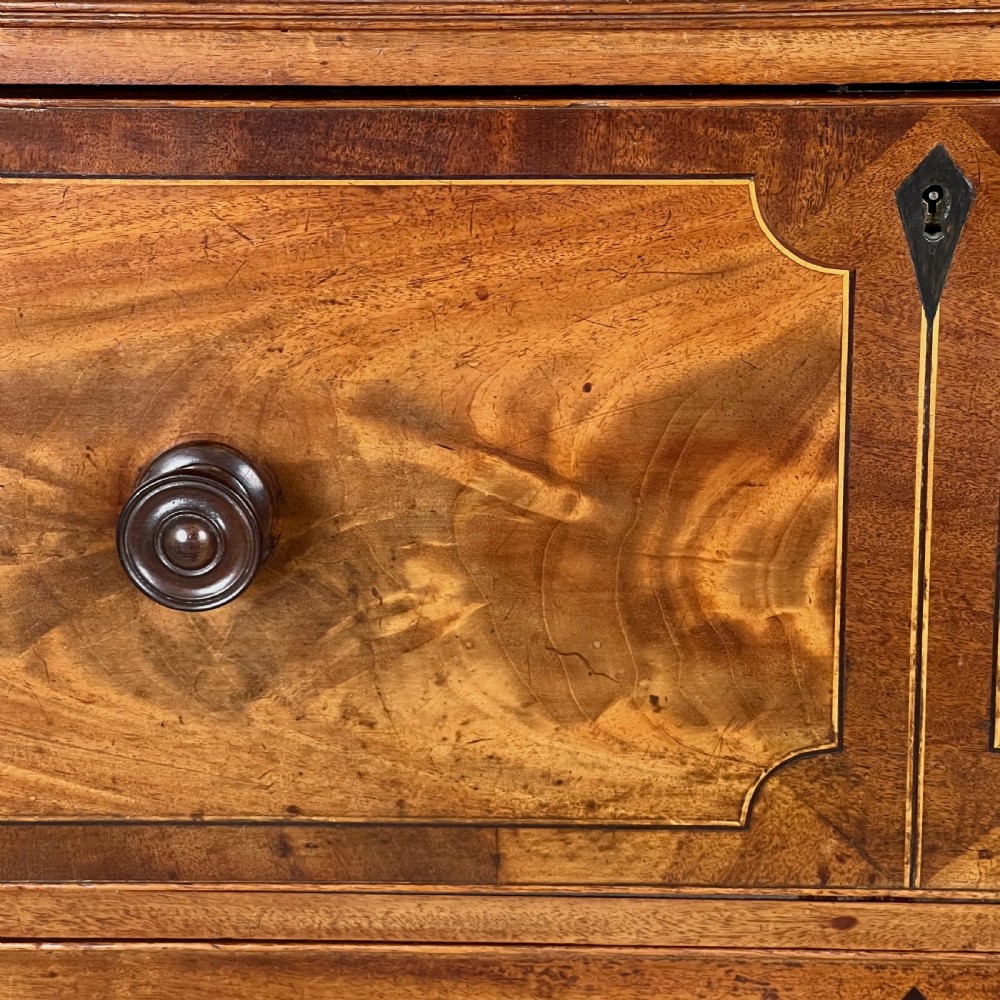 A Georgian Mahogany Secretaire Bookcase Circa 1800 View II