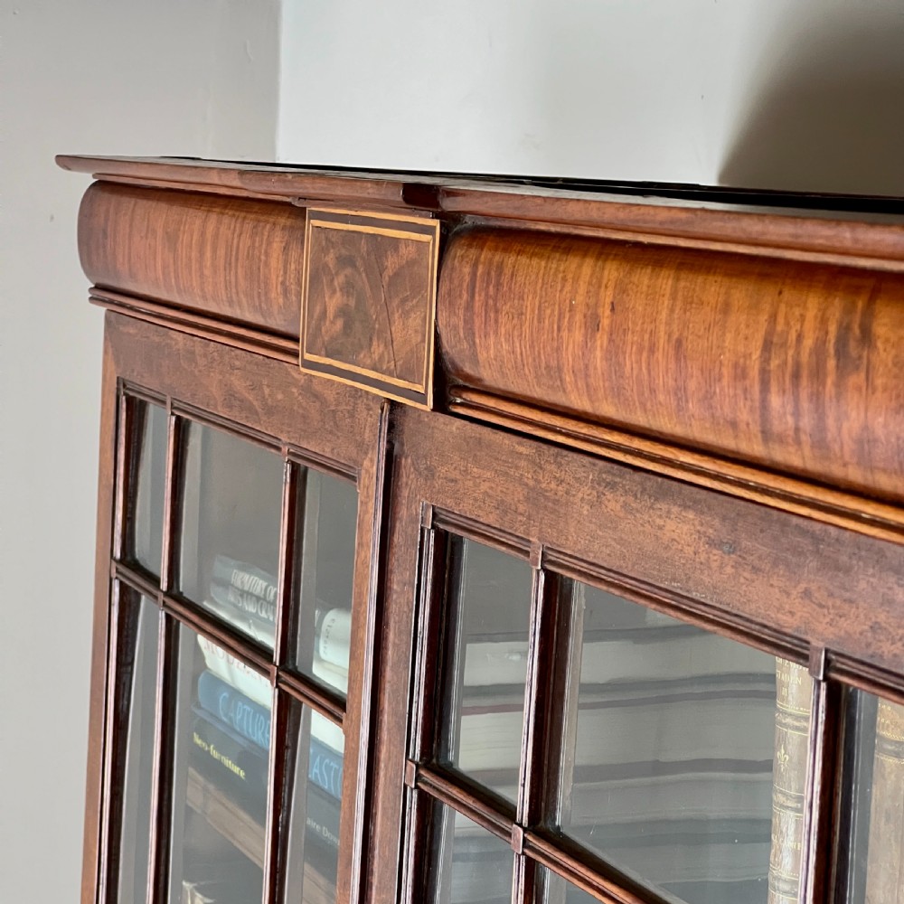 A Georgian Mahogany Secretaire Bookcase Circa 1800 View III