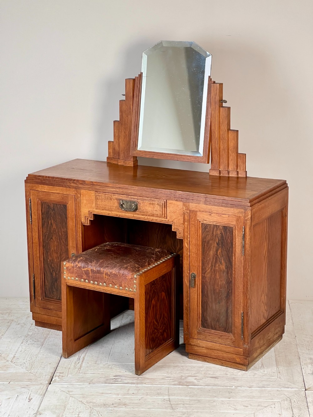 French Art Deco Dressing Table And Stool View II