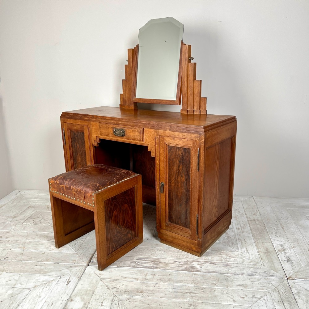 French Art Deco Dressing Table And Stool View VII