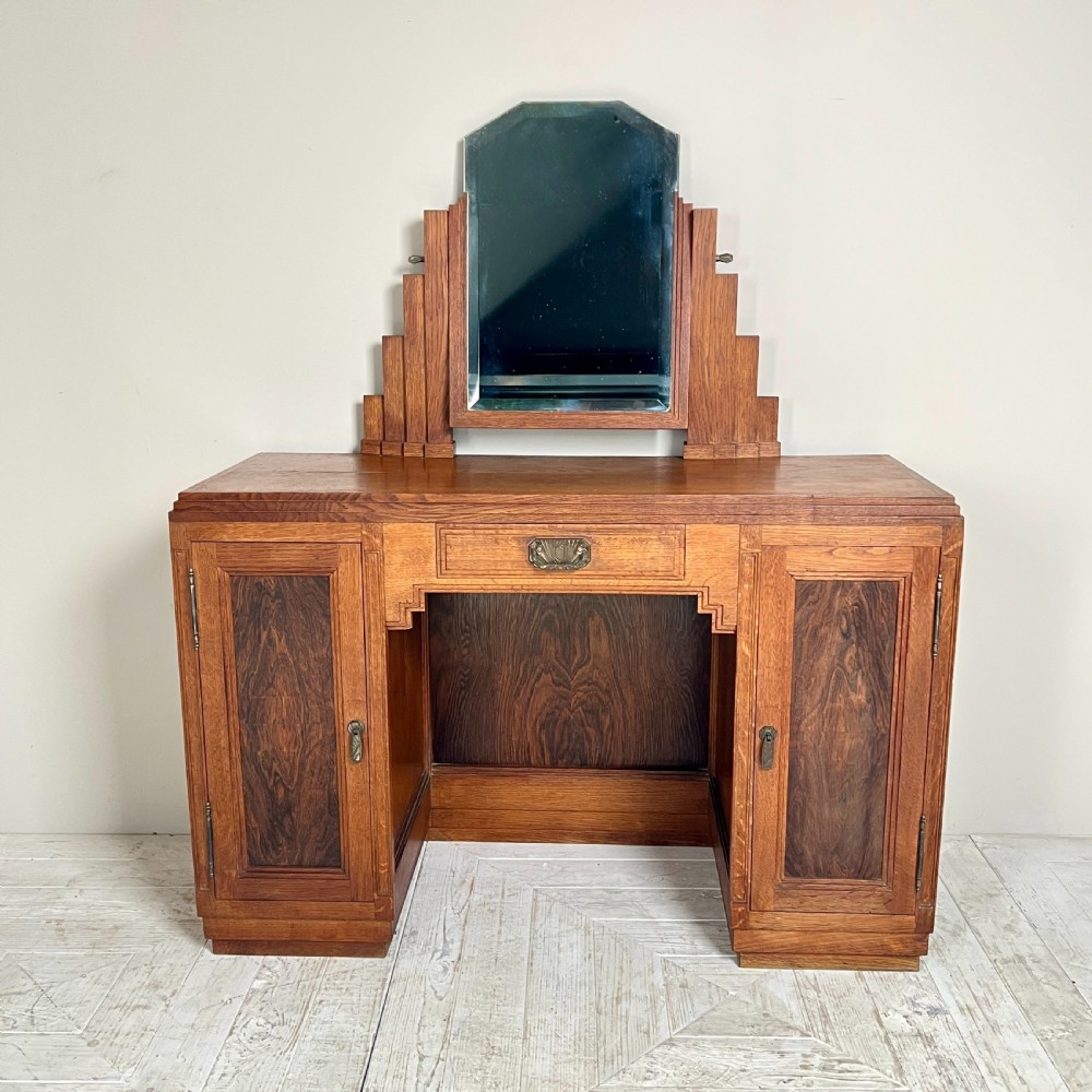 French Art Deco Dressing Table And Stool View IX