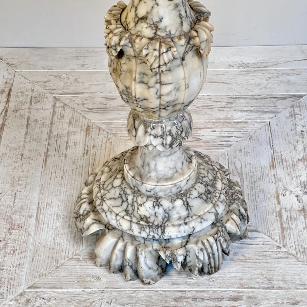 An Italian Antique Alabaster Games Or Wine Table View V