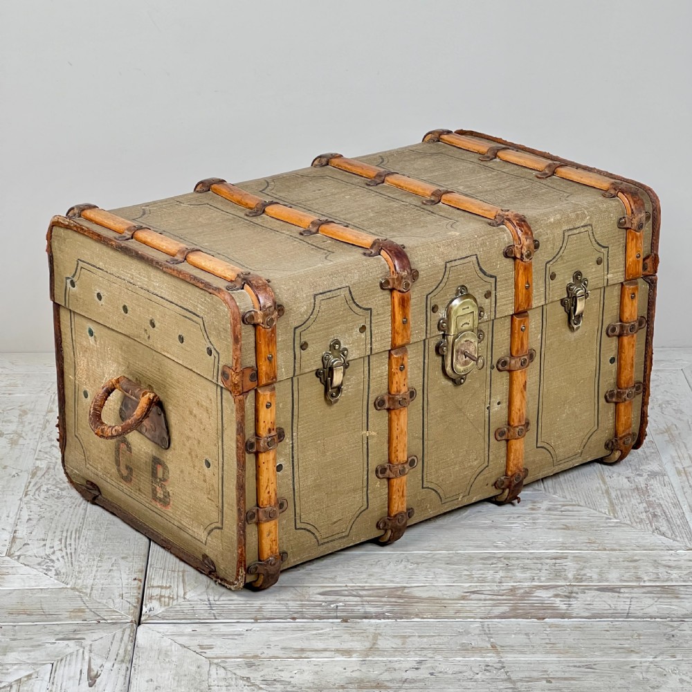 Vintage French Travel Trunk By Au Touriste Paris