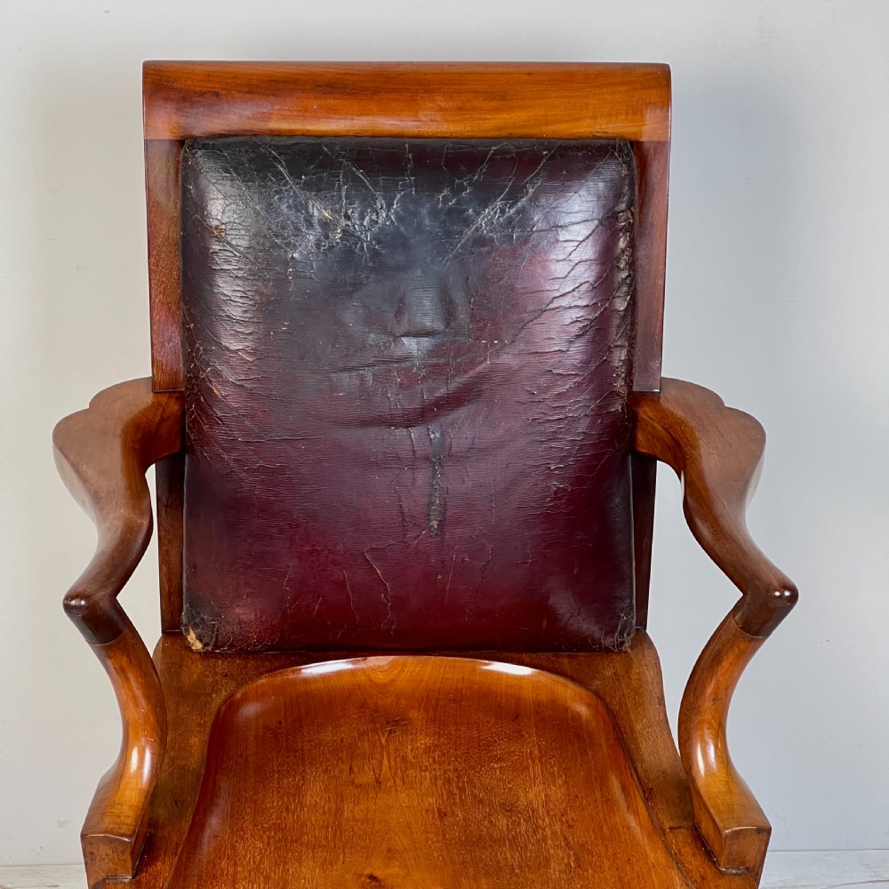 C19th Mahogany Library Or Desk Chair By Heal's Of London View III