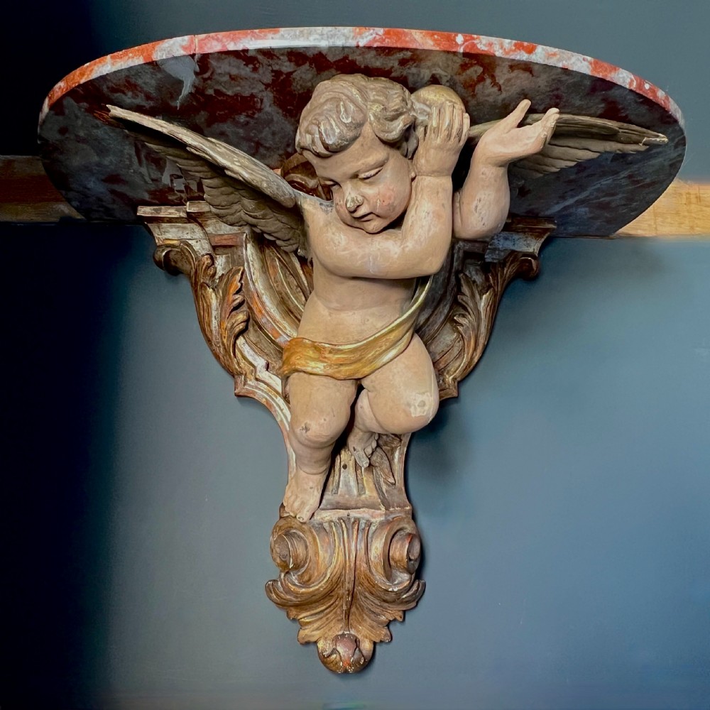 An Italian Giltwood Console Table