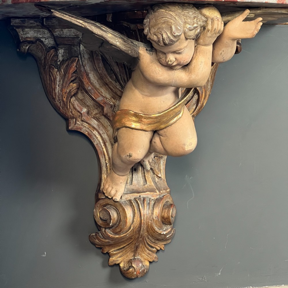 An Italian Giltwood Console Table View III