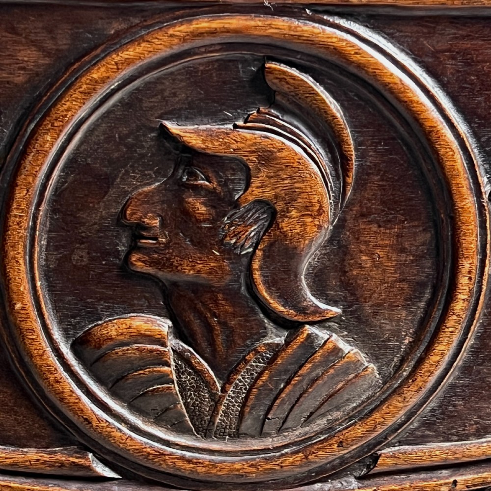 A Gibraltarian Carved Drop Leaf Bobbin Table  View IV