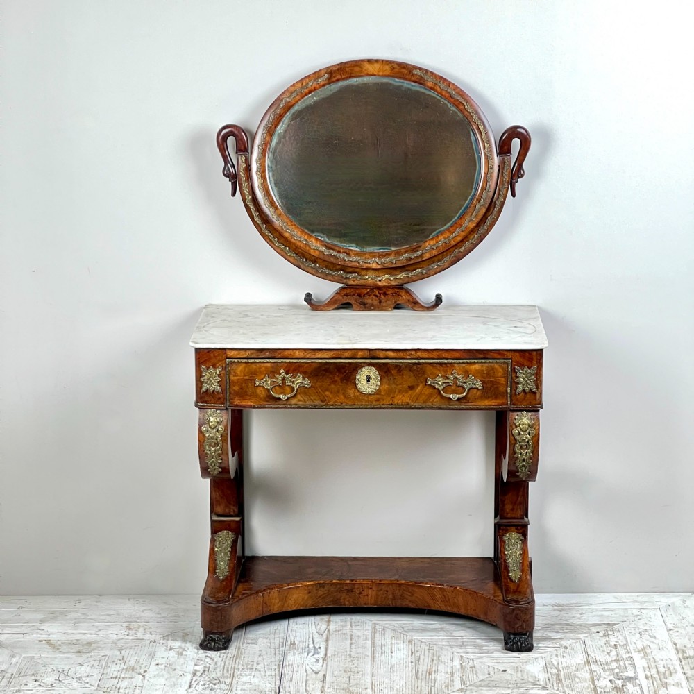 French Empire Swan Neck Dressing Table View II