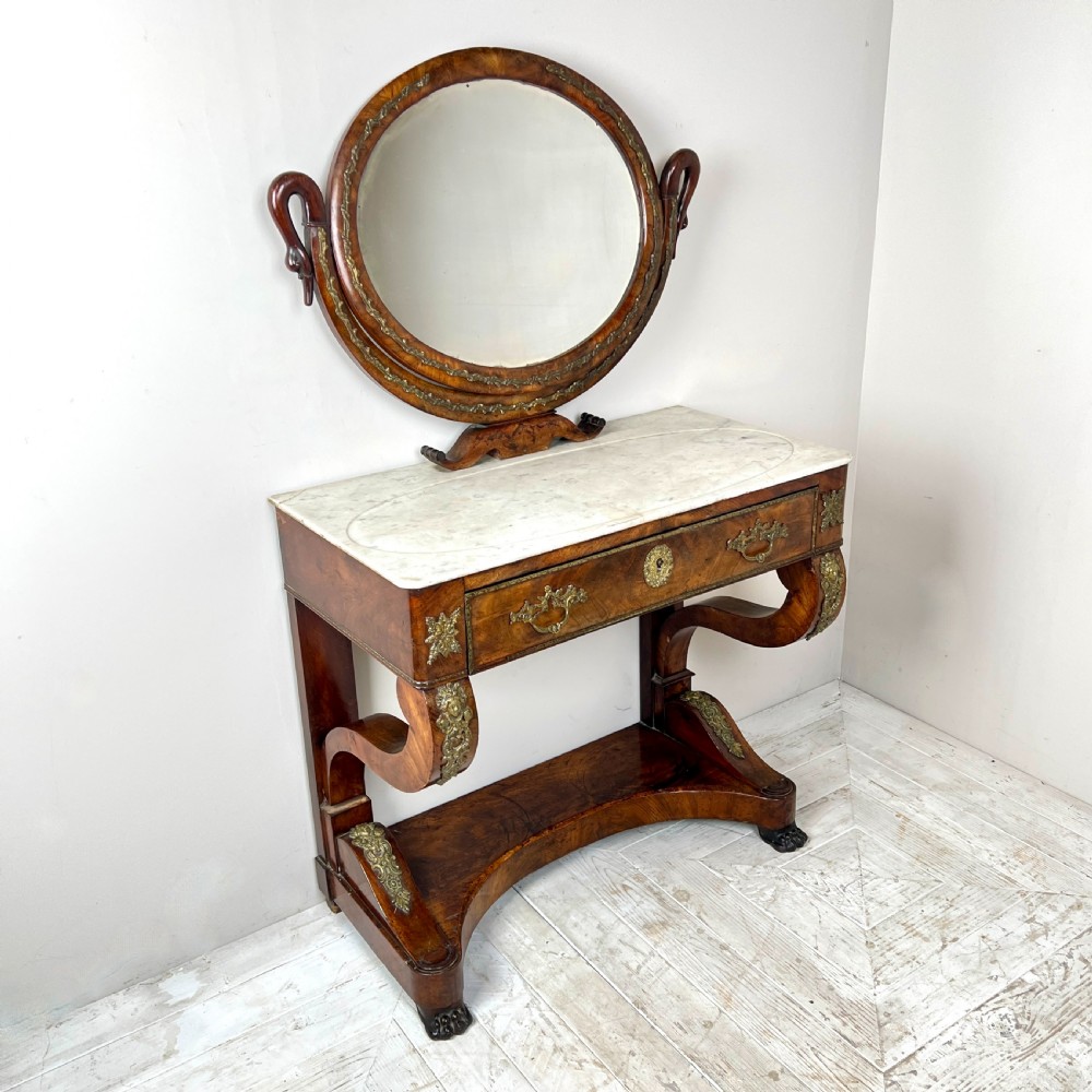 French Empire Swan Neck Dressing Table View III