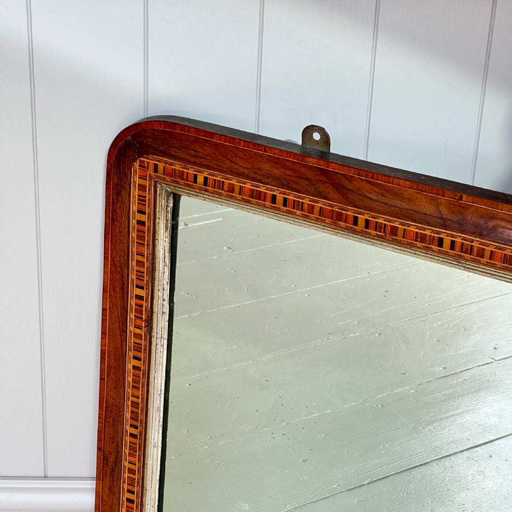 Edwardian Inlaid Overmantel Mirror View IV