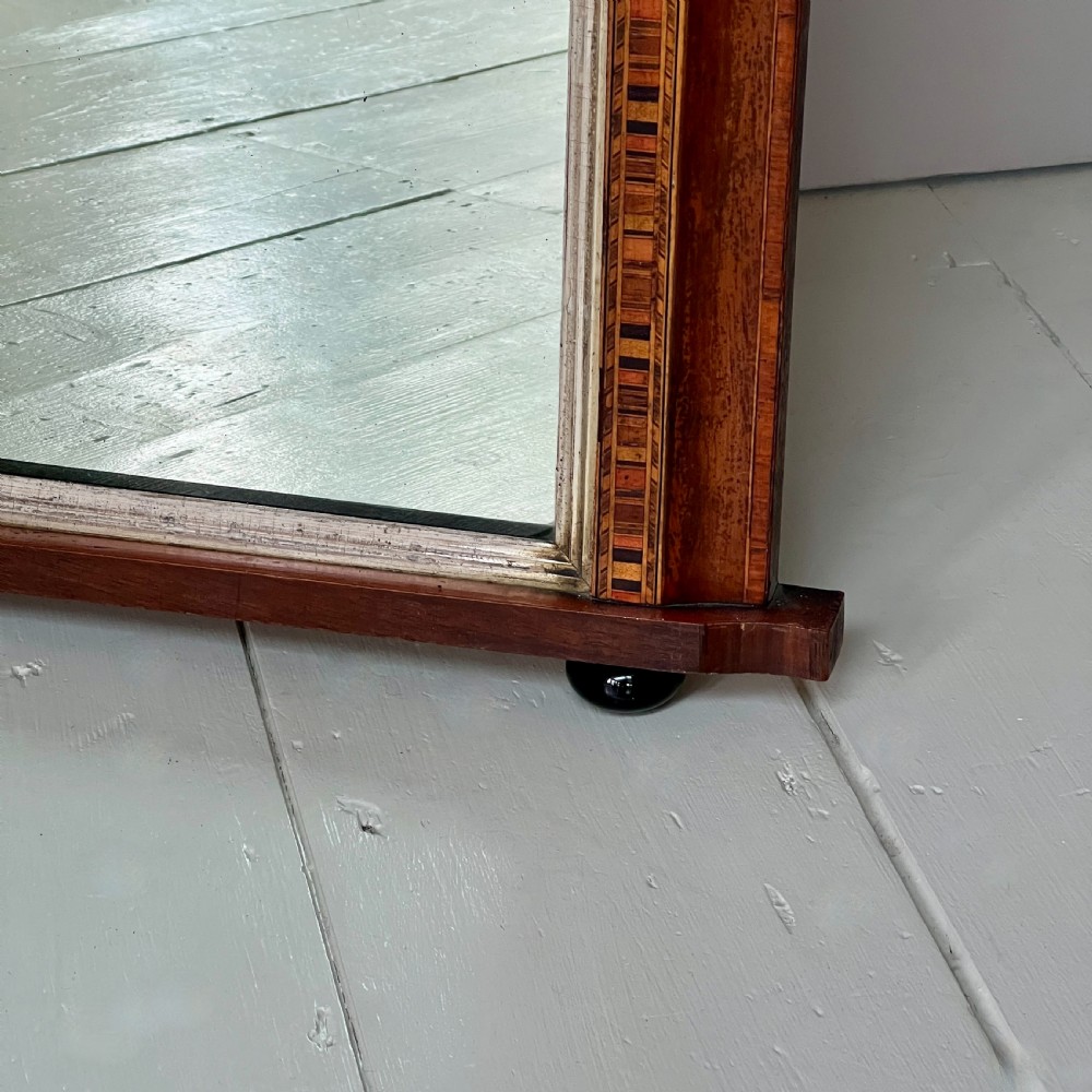 Edwardian Inlaid Overmantel Mirror View V