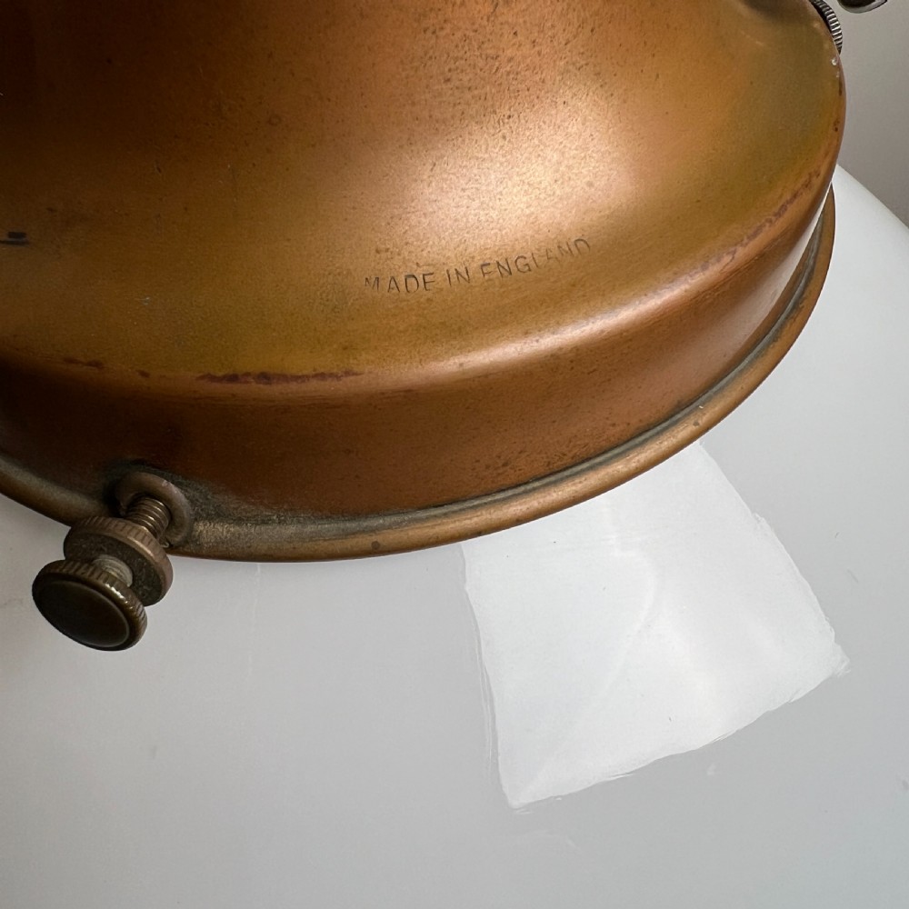 1930S English Opaline Glass Pendant Light View VIII