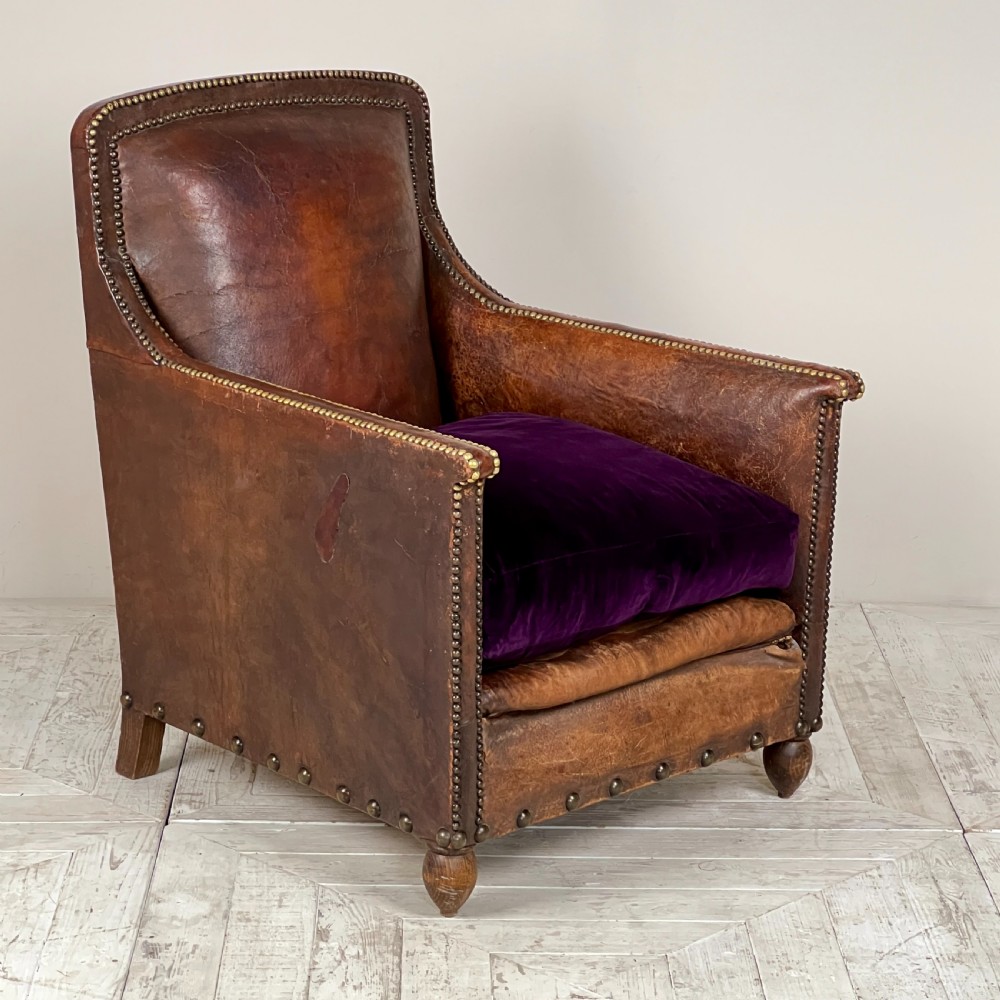 Antique Leather Club Chair