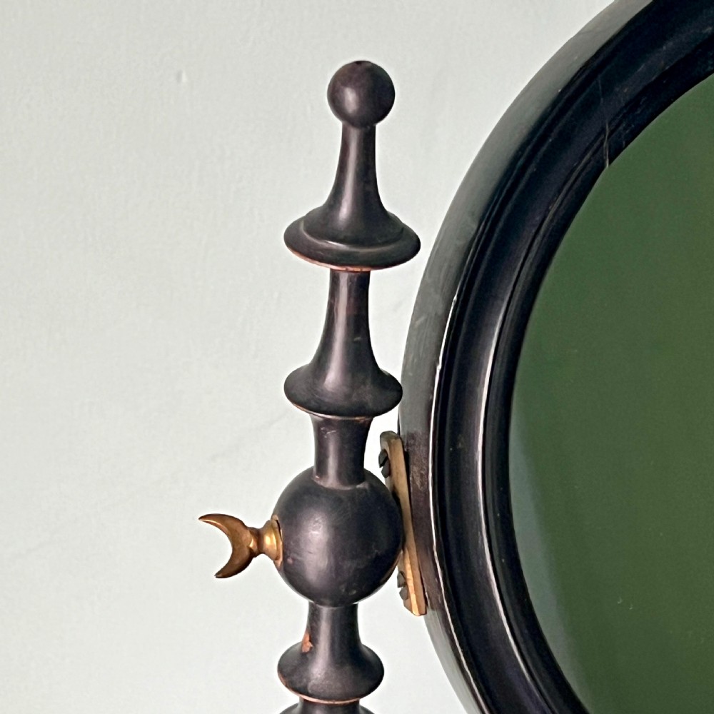 Victorian Turned Ebonised Dressing Mirror View III