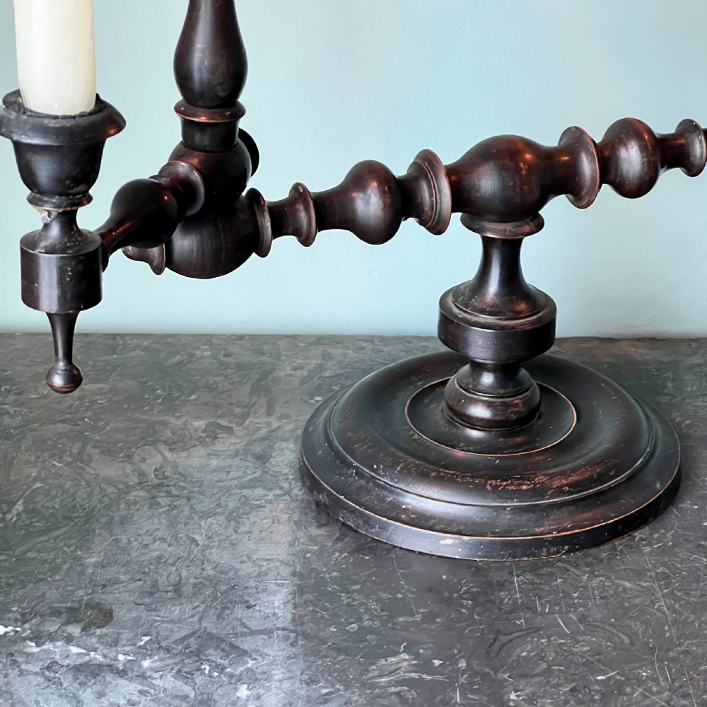 Victorian Turned Ebonised Dressing Mirror View IV
