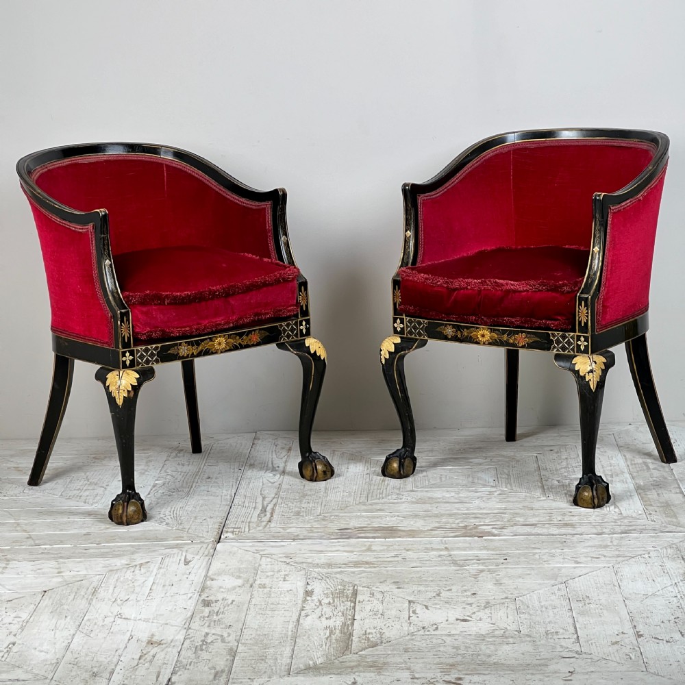 An Early C20th Japanned Duet Stool Or Window Seat View VII