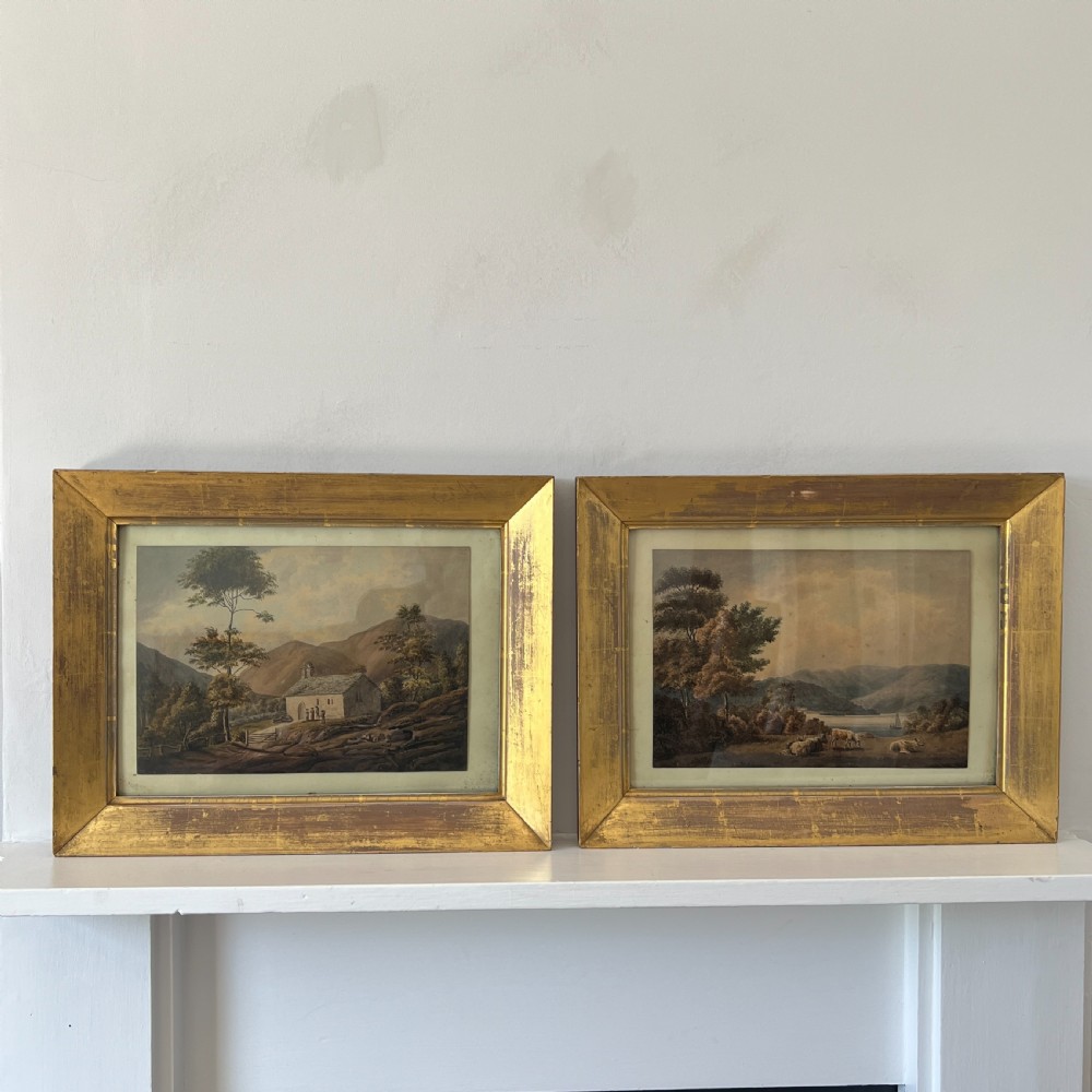 Pair Of C19th English School Framed Watercolours  View II