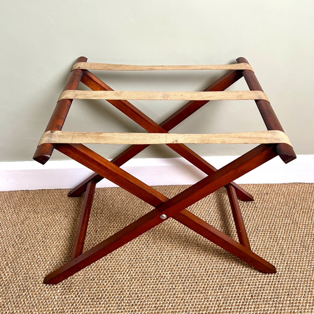 A C19th Mahogany Campaign Butlers Tray Table By Army & Navy CSL  View VI