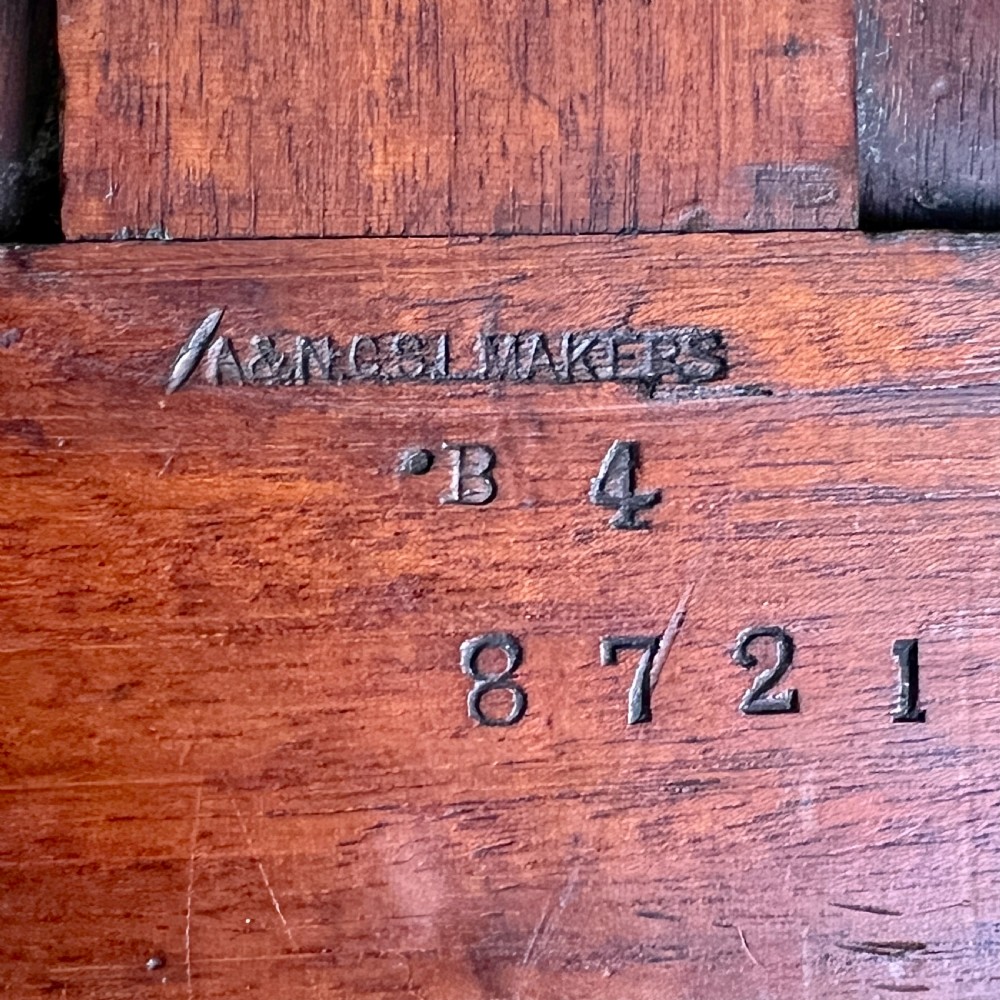 A C19th Mahogany Campaign Butlers Tray Table By Army & Navy CSL  View IX