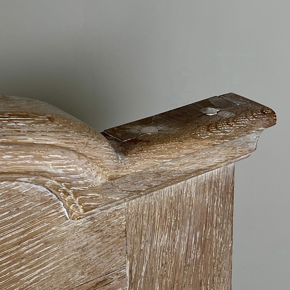 Early 20th Century Limed Oak Danish Sofa View IV