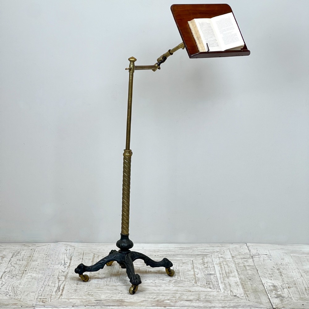 A Victorian Carter's Patent Brass And Cast Iron Reading Stand View VIII