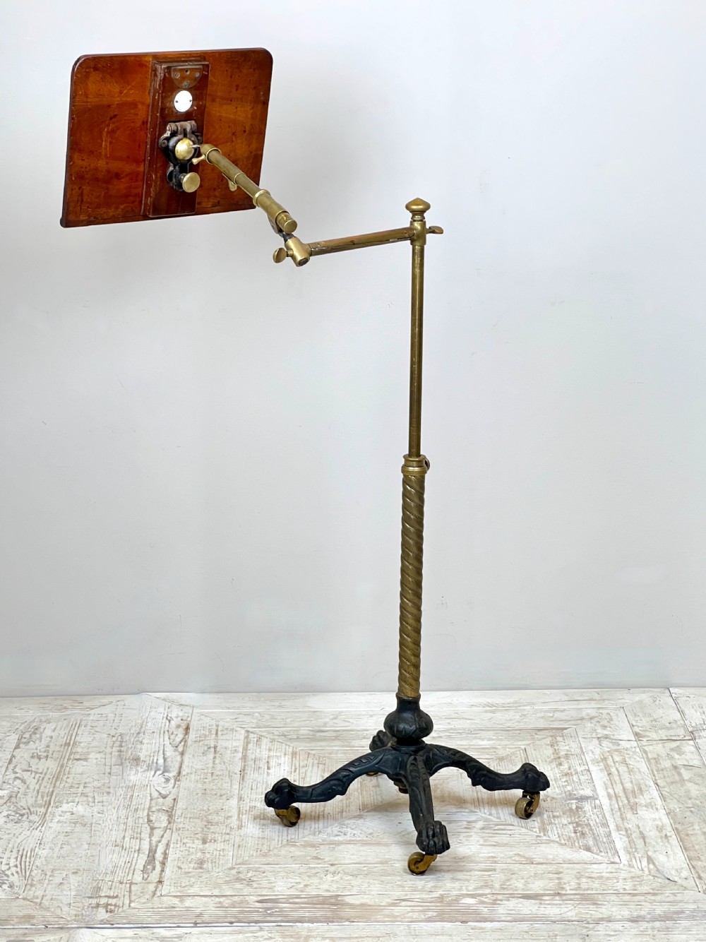A Victorian Carter's Patent Brass And Cast Iron Reading Stand View IX