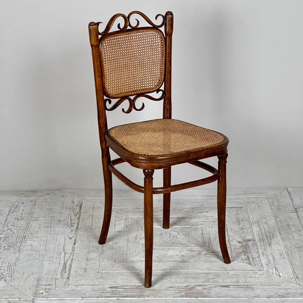 A Quartet Of Early C20th Bentwood And Cane Chairs By Josef Hoffmann View IV