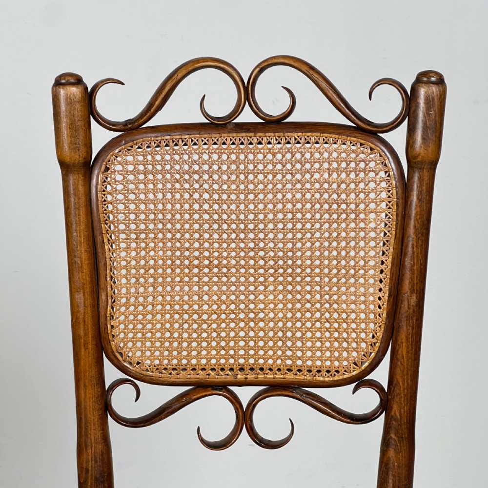 A Quartet Of Early C20th Bentwood And Cane Chairs By Josef Hoffmann View VII