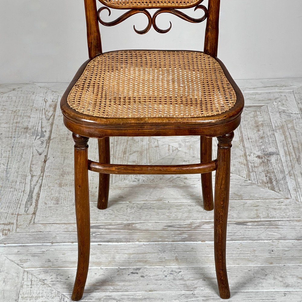 A Quartet Of Early C20th Bentwood And Cane Chairs By Josef Hoffmann View VIII