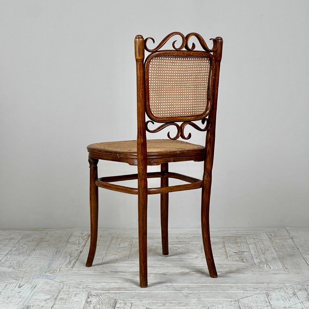 A Quartet Of Early C20th Bentwood And Cane Chairs By Josef Hoffmann View IX