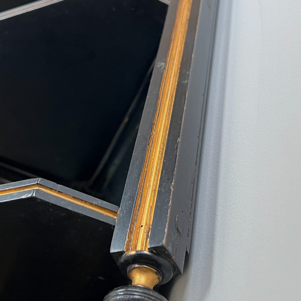 Late C19th Aesthetic Movement Ebonised And Mirrored Corner Shelf View VIII