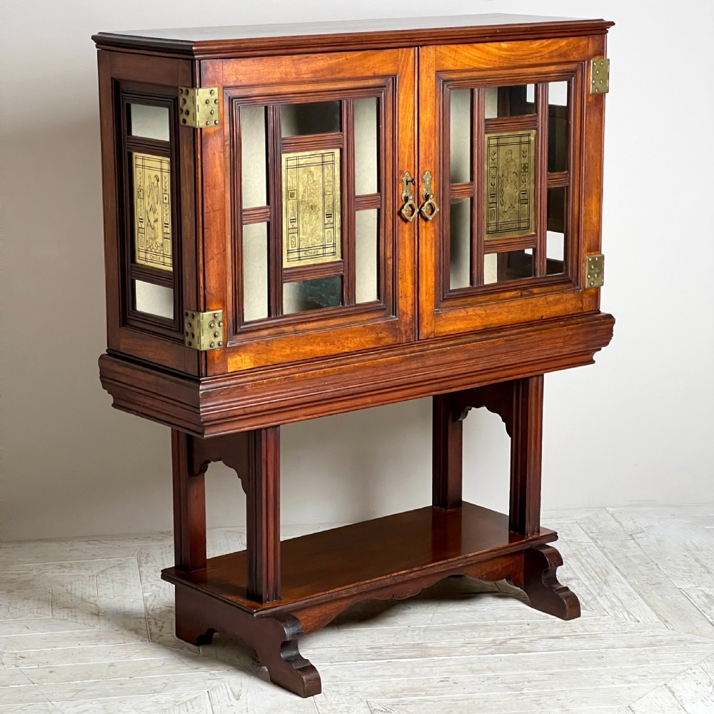 A Mahogany Display Cabinet Circa 1900 View VI