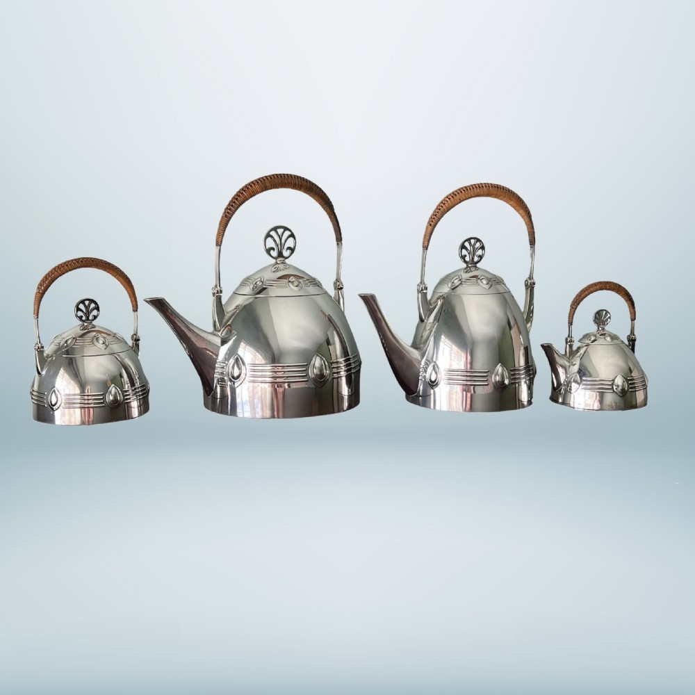 A WMF Silver Plate Jugendstil Tea And Coffee Set Circa 1906