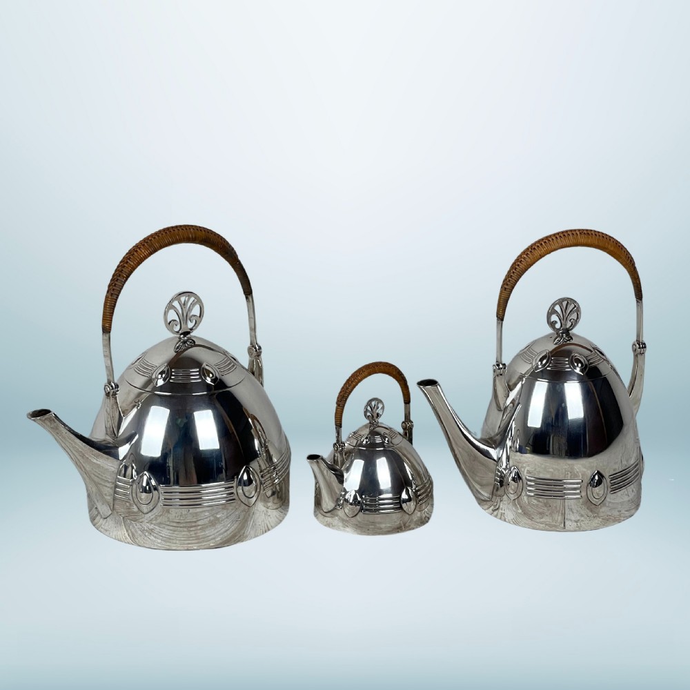 A WMF Silver Plate Jugendstil Tea And Coffee Set Circa 1906 View II