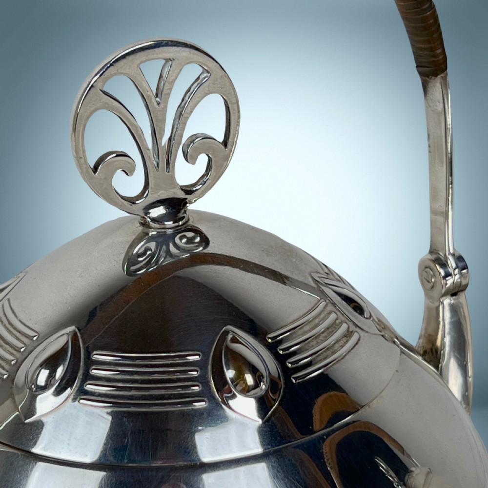 A WMF Silver Plate Jugendstil Tea And Coffee Set Circa 1906 View IV