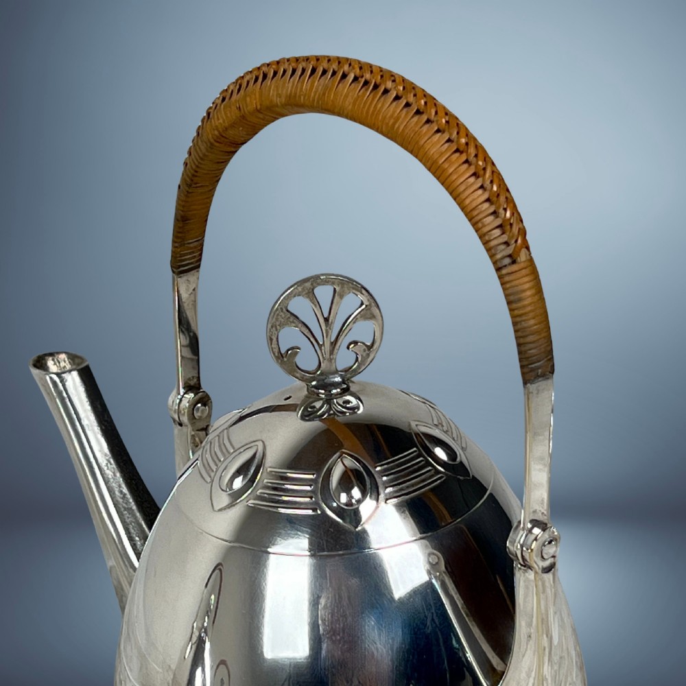 A WMF Silver Plate Jugendstil Tea And Coffee Set Circa 1906 View VI