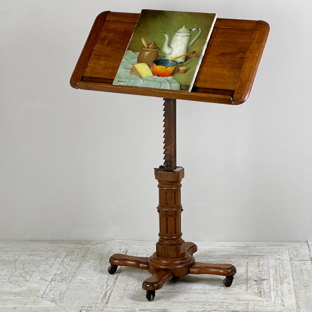 Victorian Solid Mahogany Adjustable Reading Table By John Carter View VII