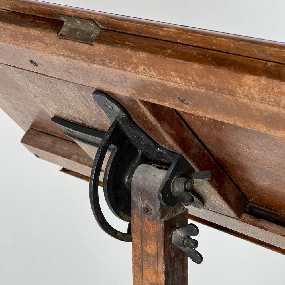 Victorian Solid Mahogany Adjustable Reading Table By John Carter View VIII