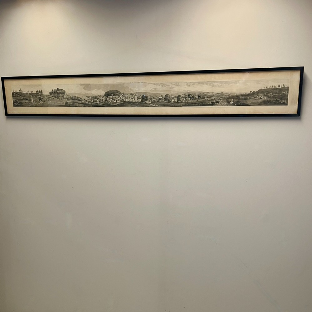 A Large Antique Engraving 'Panoramic View Of Tunbridge Wells'  View II