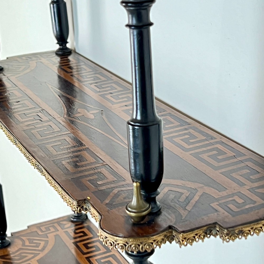 A Set Of 19th Century Parquetry Wall Shelves View VIII