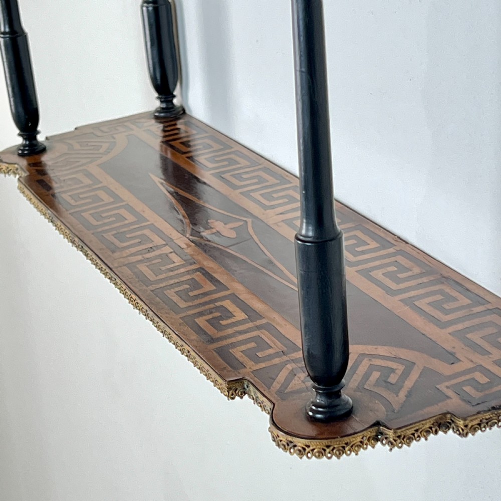 A Set Of 19th Century Parquetry Wall Shelves View IX