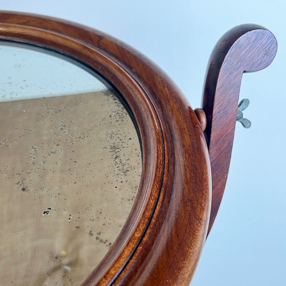 A Fine 19Th Century Mahogany Shaving Stand View XI