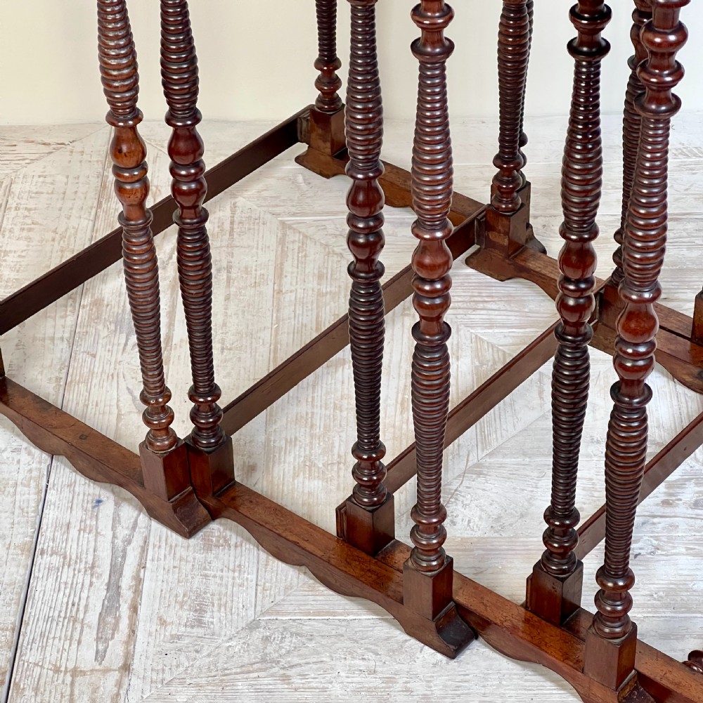 A Quartet Nest Of Walnut Bobbin Tables View IV
