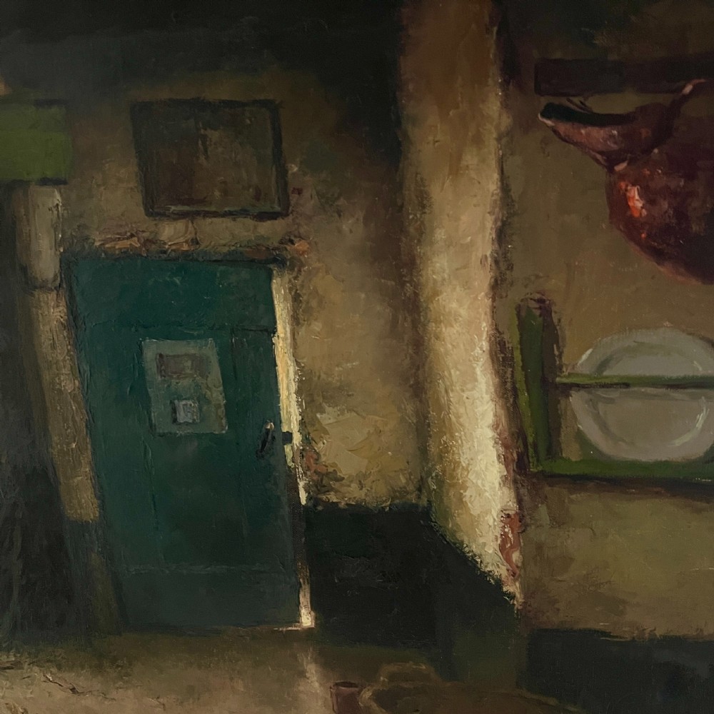 Interior Setting Oil On Canvas By Albert Demoen (1916-1992) View V