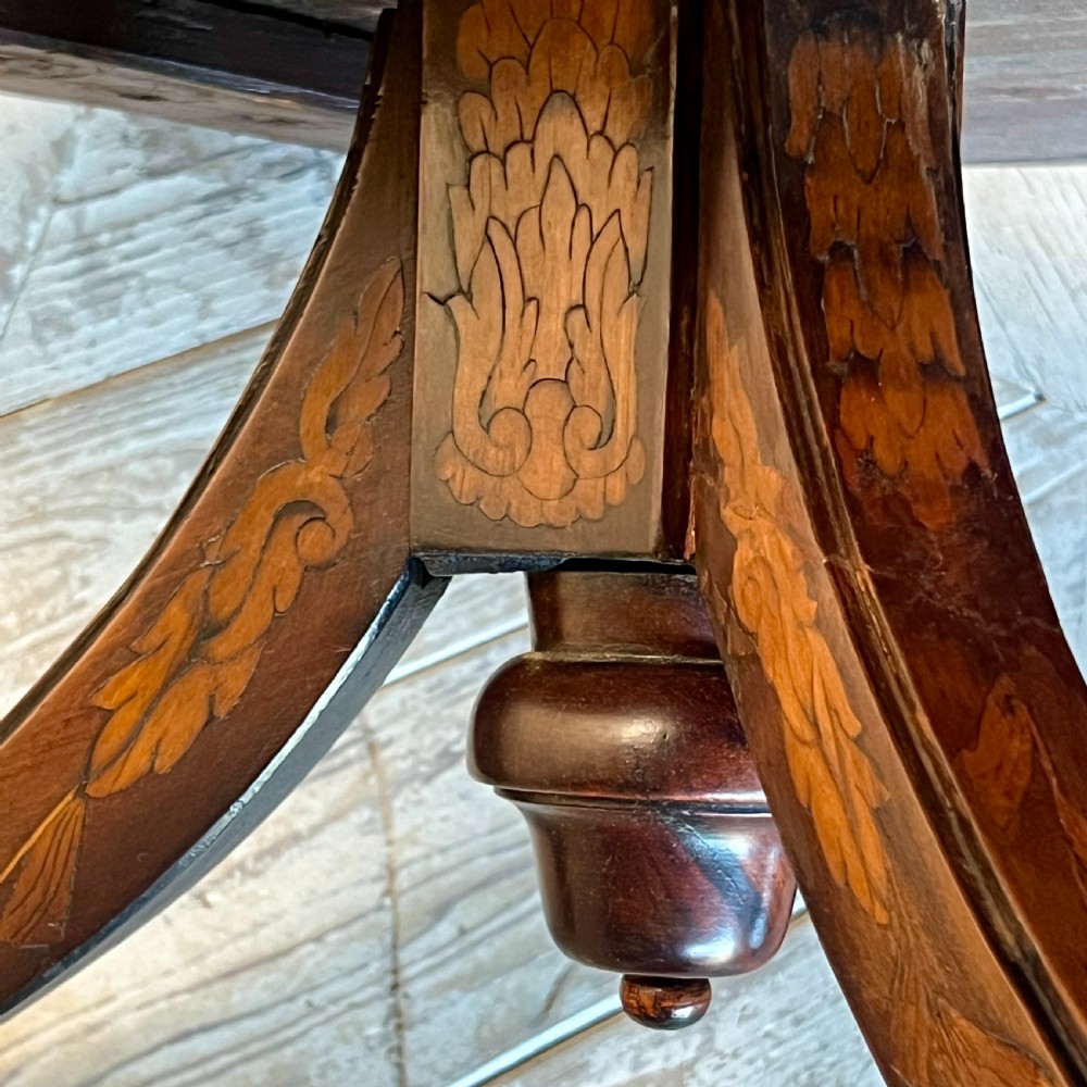 An Antique Dutch Marquetry Three Tier Dumbwaiter View IX