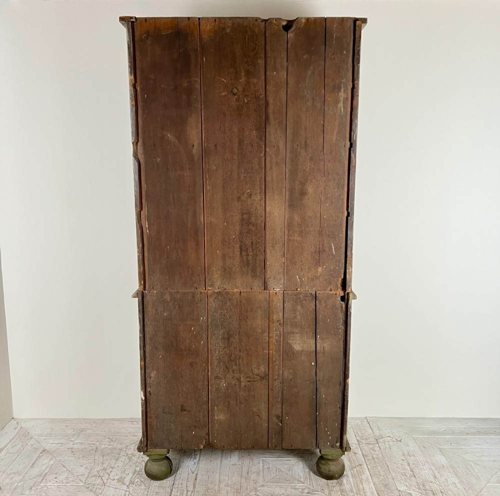 A 19Th Century Continental Painted Cupboard Or Larder View V