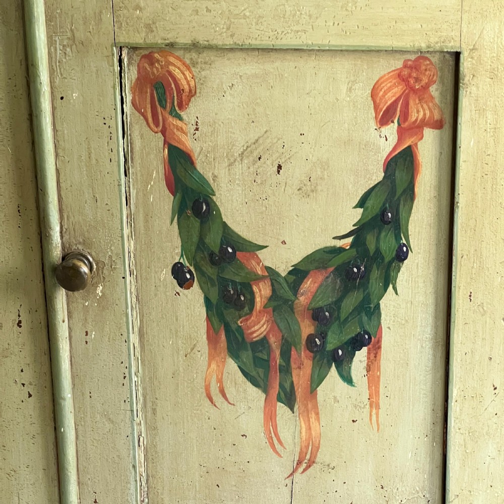 A 19Th Century Continental Painted Cupboard Or Larder View X