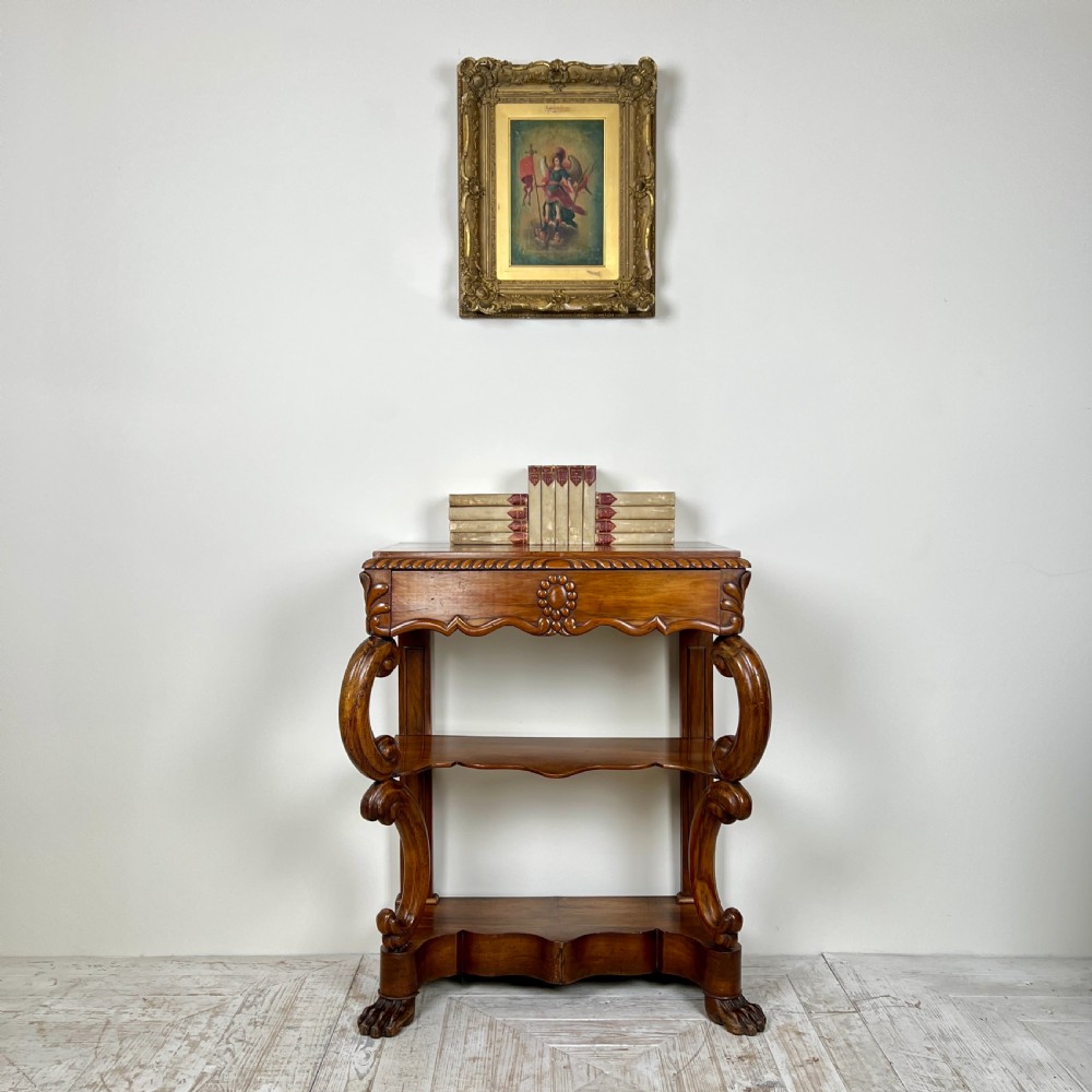 A 19Th Century Walnut Console Table View III