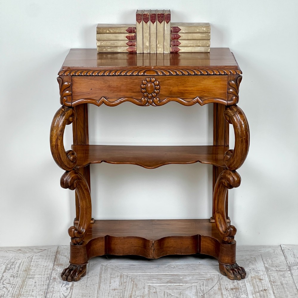 A 19Th Century Walnut Console Table View IV